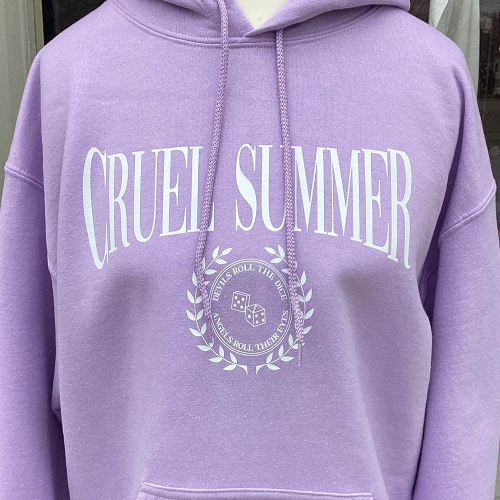 Lavender Taylor Swift oversized hoodie